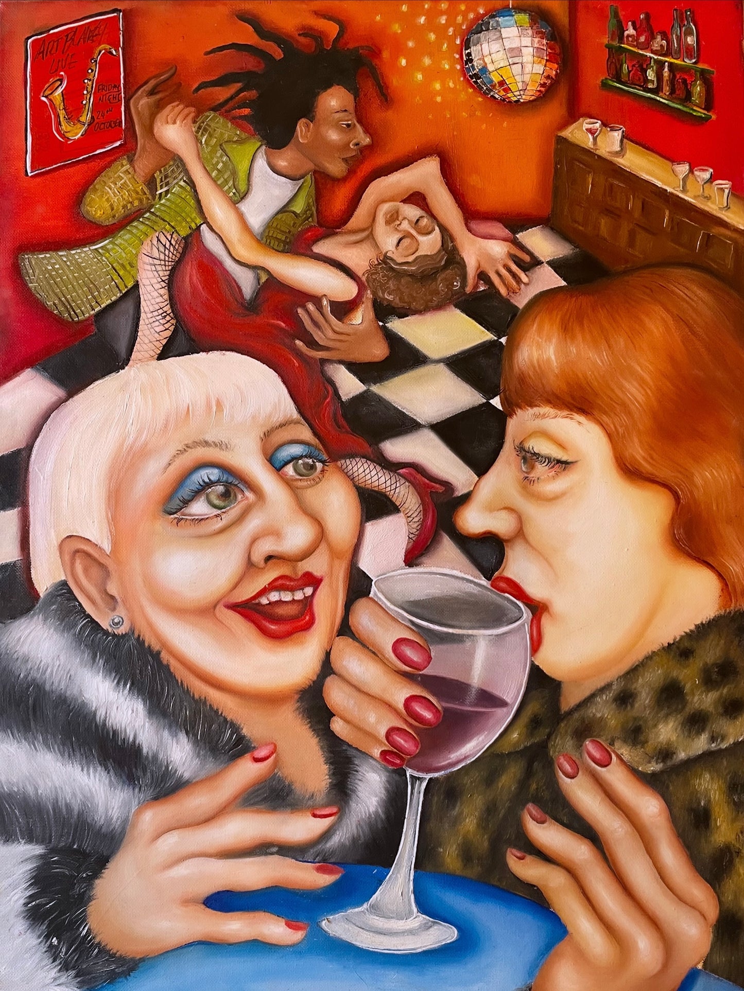 Sisters Reminiscing A2 Poster