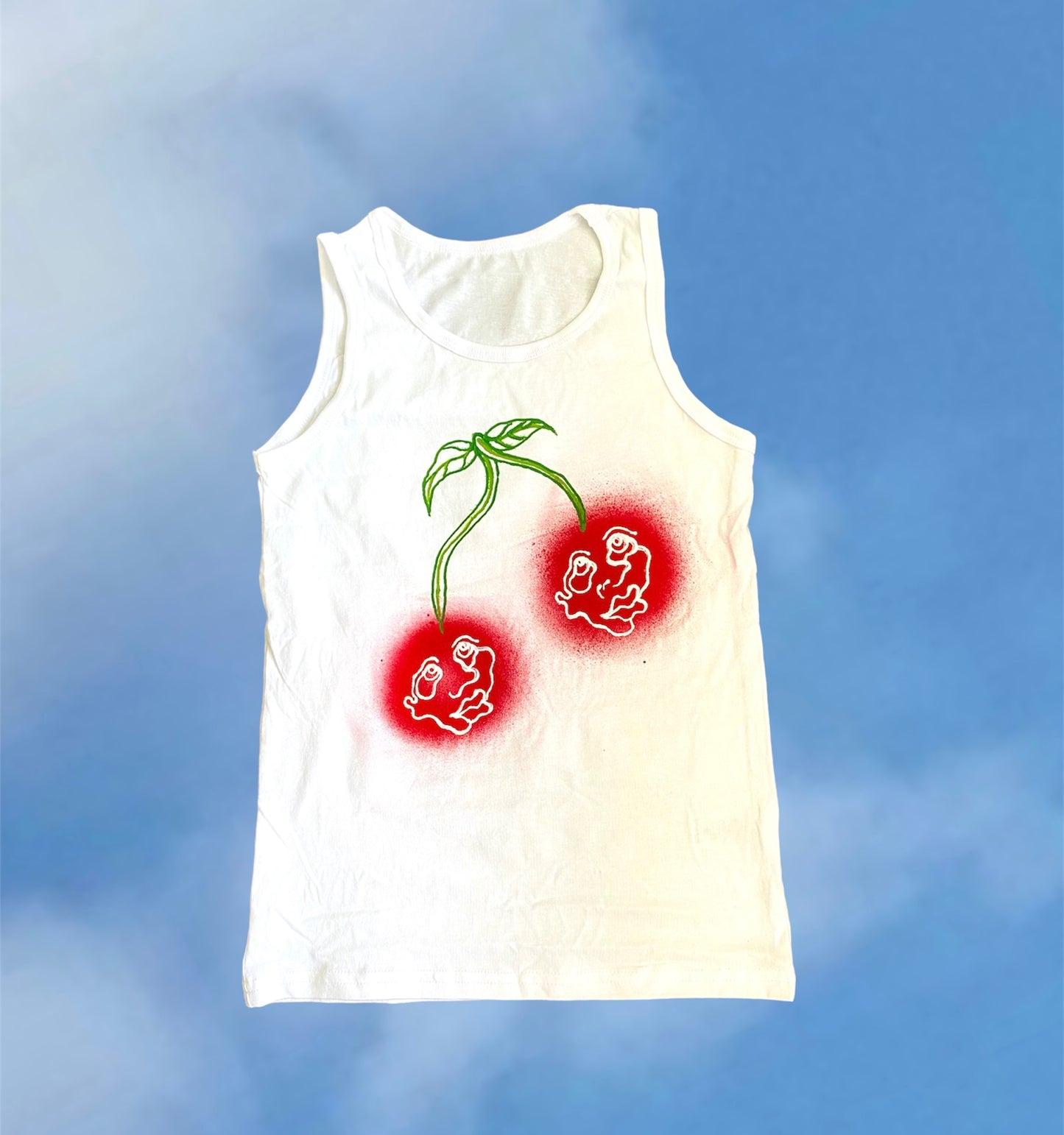Cherry vest top