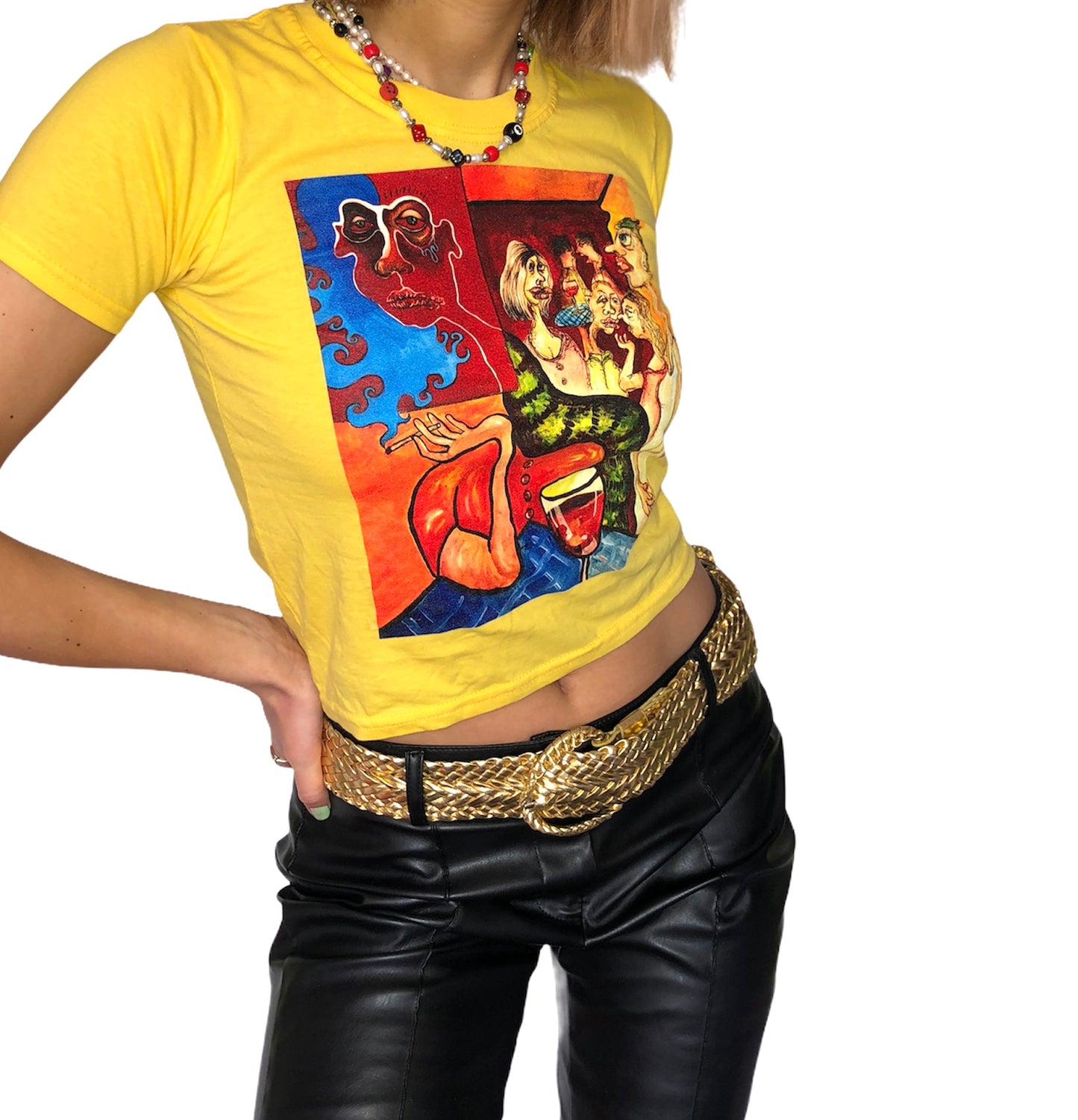 Eileen’s First Date - yellow baby tee