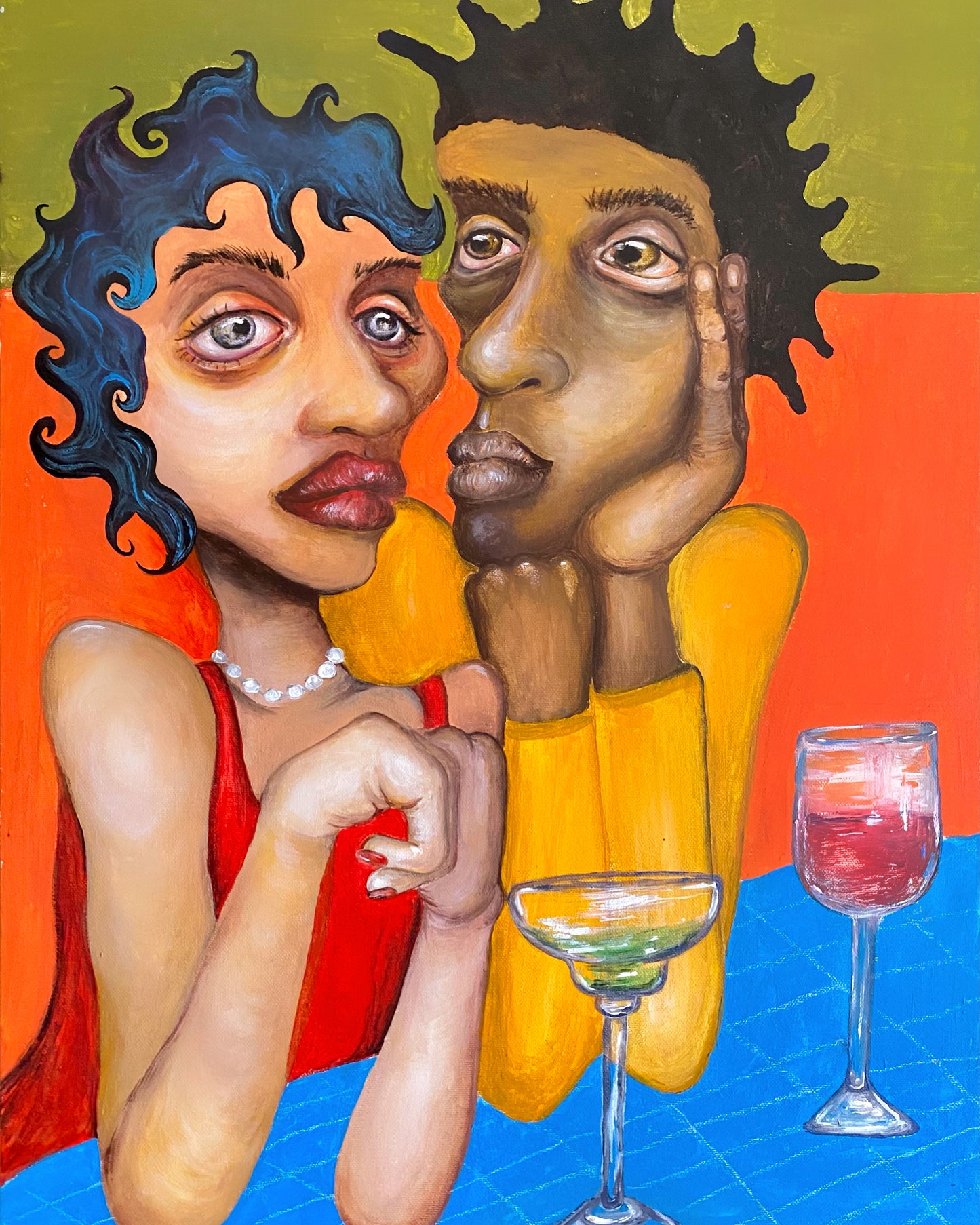 Earnie and Yolanda Poster Print
