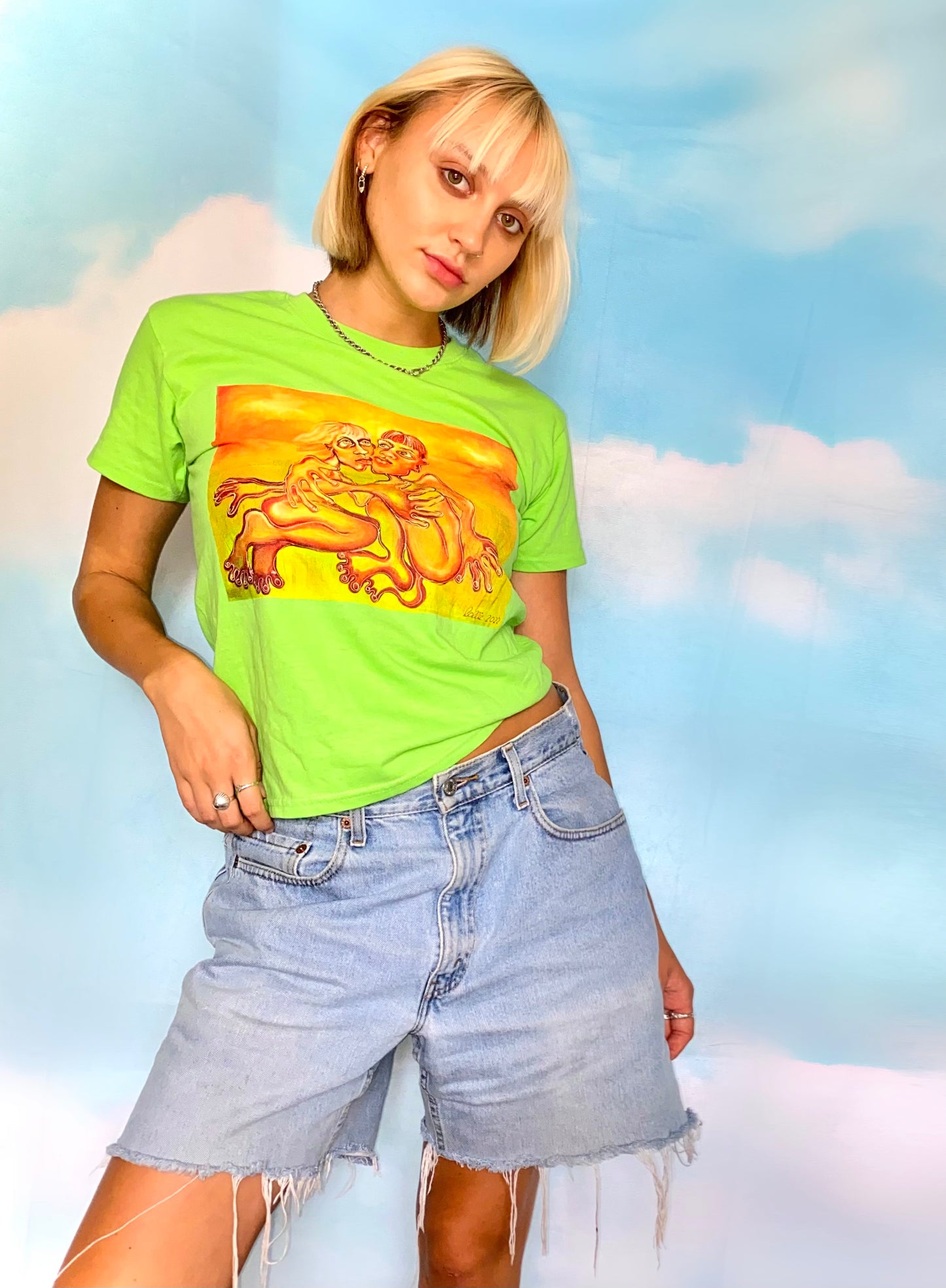 California Kiss baby tee