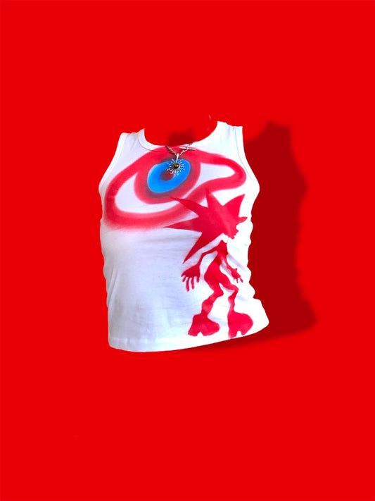 Spray paint Vest