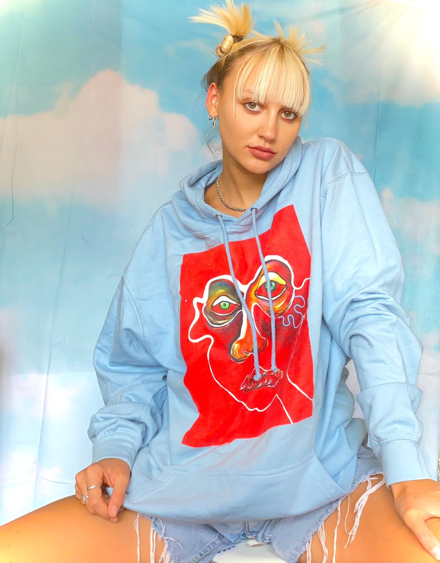 Art print hoodie