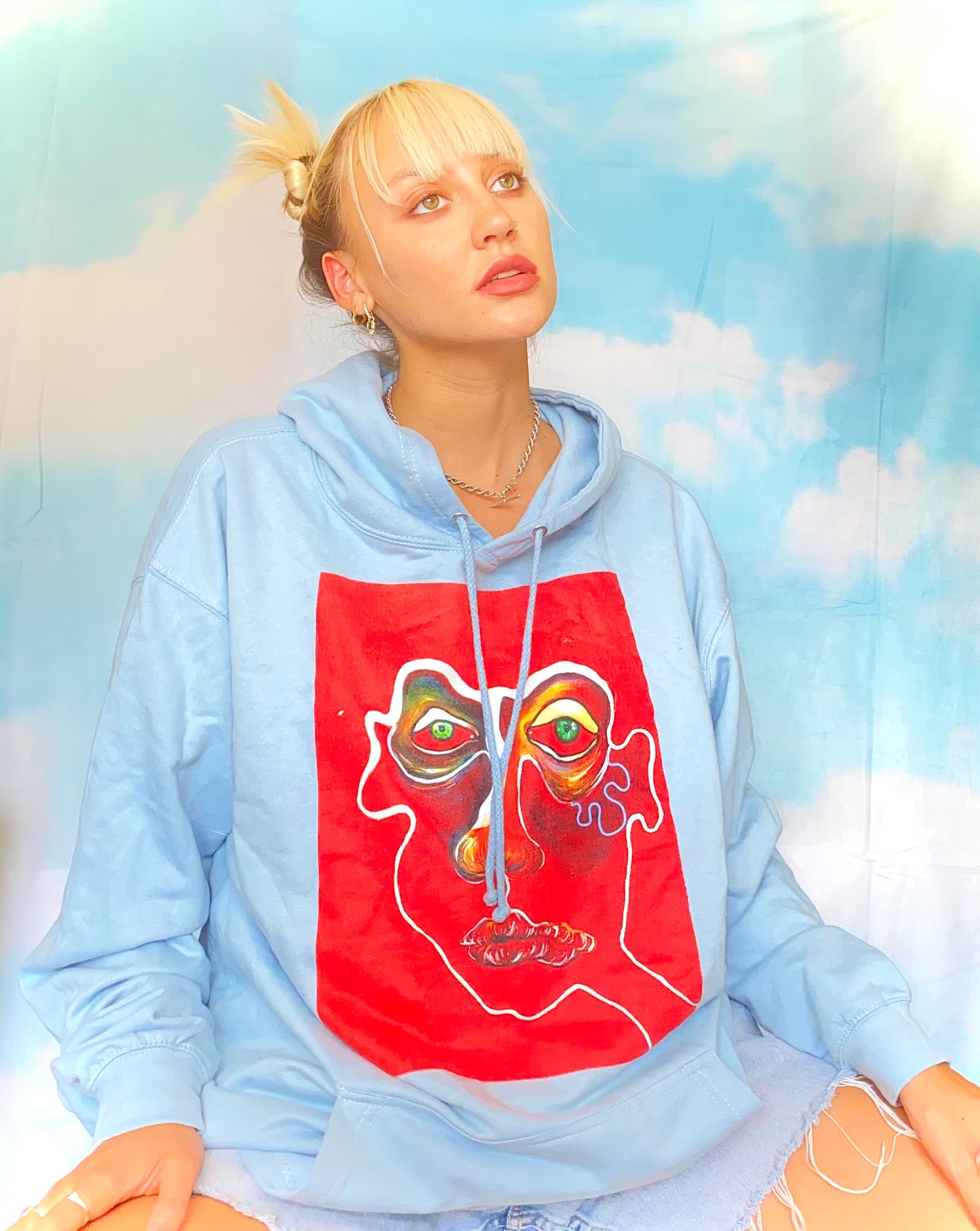 Art print hoodie