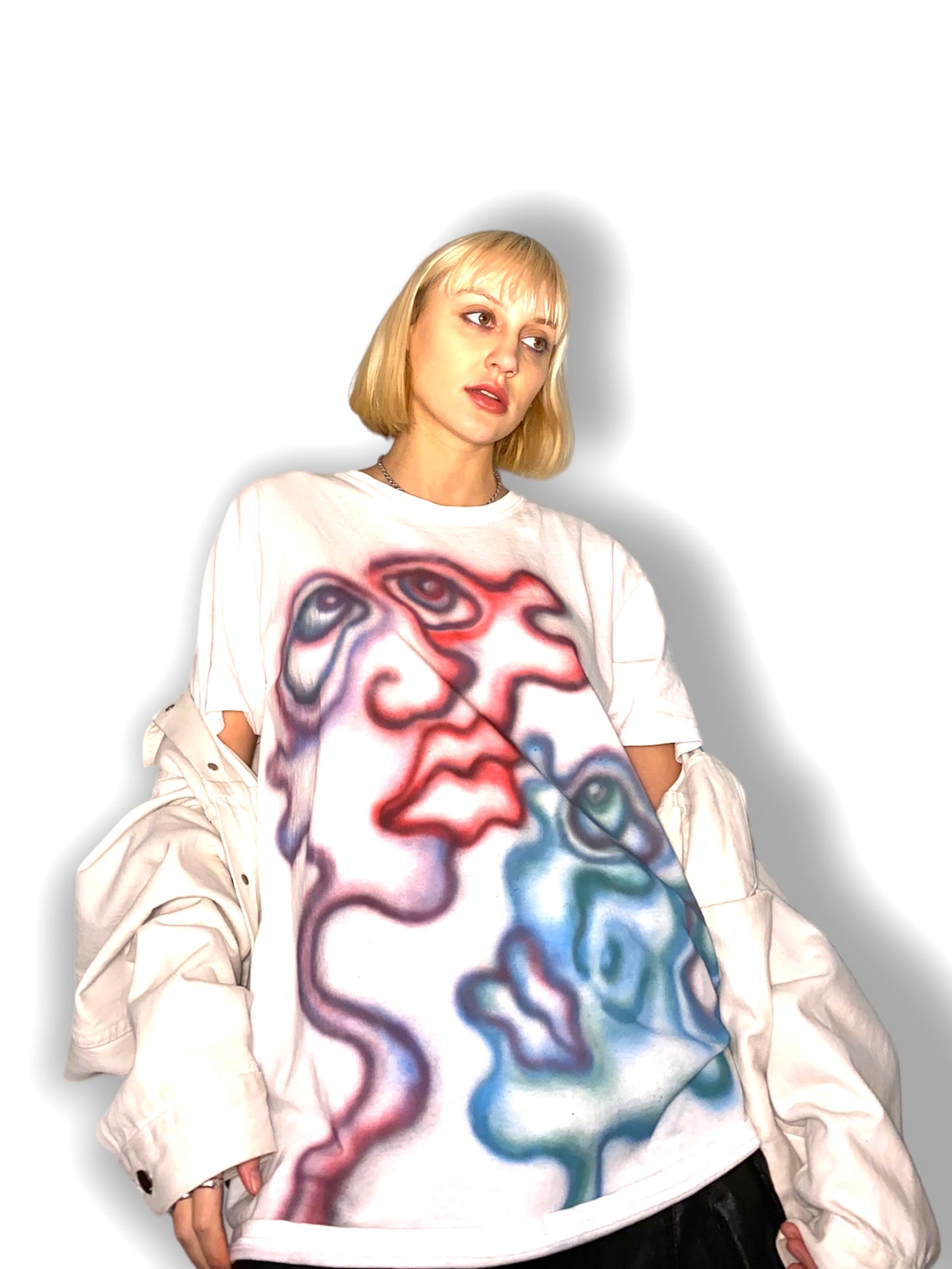 Faces 1/1 airbrush t shirt